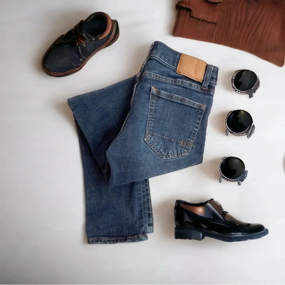 Aeropostale Slim Fit Denim Medium Wash Casual Everyday Blue Jeans 27 / 28